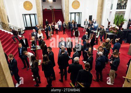 Paris, Frankreich. Dezember 2023. Illustration während der Trophées du Sport Automobile de la FFSA am 18. Dezember 2023 in der Salle Pleyel in Paris, Frankreich - Foto Julien Delfosse/DPPI Credit: DPPI Media/Alamy Live News Stockfoto