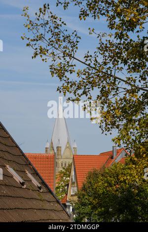 Blick auf die Altstadt von Soest Stockfoto