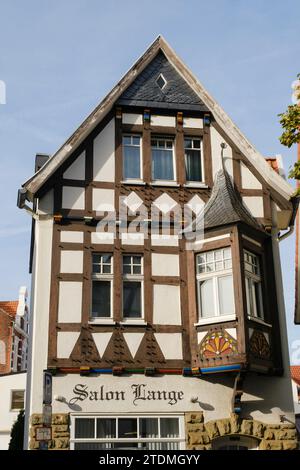 Fachwerkhaus in Soest Stockfoto