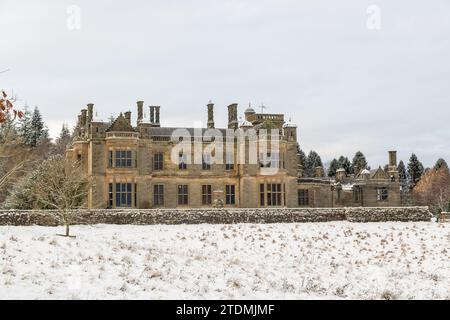 Falkland House School direkt vor dem Dorf Falkland, Fife, Schottland Stockfoto