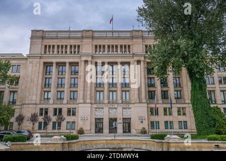 Finanzministerium – Ministerin Für Finansow, Swietokrzyska, Warschau, Woiwodschaft Masowien, Polen Stockfoto