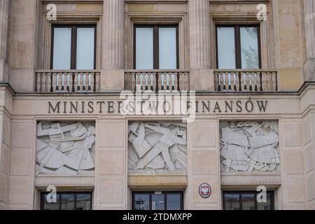 Finanzministerium – Ministerin Für Finansow, Swietokrzyska, Warschau, Woiwodschaft Masowien, Polen Stockfoto