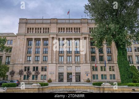 Finanzministerium - Ministerwo Finansow, Swietokrzyska, Warschau, Woiwodschaft Masowien, Polen *** Finanzministerium Ministerstwo Finansow, Swietokrzyska, Warschau, Woiwodschaft Mazowieckie, Polen Stockfoto