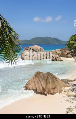 Anse Severe Beach, La Digue Island, Seychellen, Indischer Ozean, Afrika Stockfoto