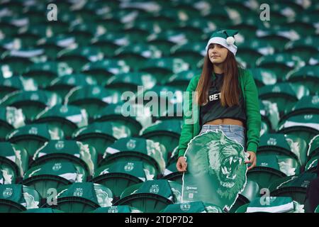 Lissabon, Portugal. Dezember 2023. Allgemeine Ansicht der Fans von Sporting CP Fußball/Fußball : Portugal Spiel "Liga Portugal Betclic" zwischen Sporting Clube de Portugal 2-0 FC Porto im Estadio Jose Alvalade in Lissabon, Portugal . Quelle: Mutsu Kawamori/AFLO/Alamy Live News Stockfoto