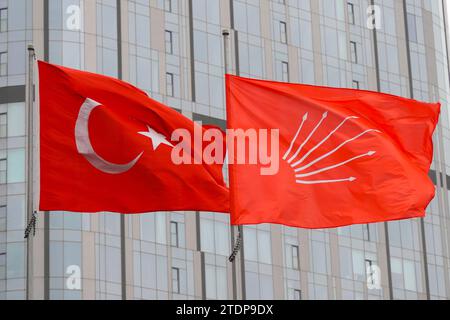 ISTANBUL, TURKIYE - 28. MAI 2023: CHP Istanbul Provincial Presidency Stockfoto