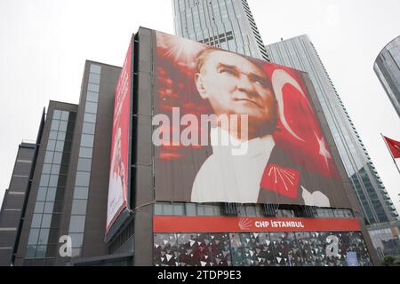 ISTANBUL, TURKIYE - 28. MAI 2023: CHP Istanbul Provincial Presidency Stockfoto