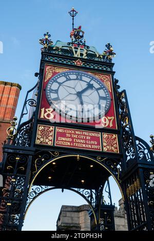 Eastgate Clock, Chester, Cheshire Stockfoto