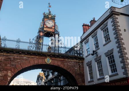 Eastgate Clock, Chester, Cheshire Stockfoto