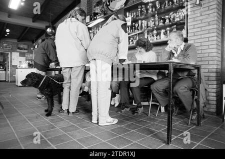 Beginn der viertägigen Abendveranstaltung, H'lem, Haarlem, Nederland, 03-06-1991, Whizgle News aus der Vergangenheit, zugeschnitten auf die Zukunft. Erkunden Sie historische Geschichten, das Image der niederländischen Agentur aus einer modernen Perspektive, die die Lücke zwischen den Ereignissen von gestern und den Erkenntnissen von morgen überbrückt. Eine zeitlose Reise, die die Geschichten prägt, die unsere Zukunft prägen Stockfoto