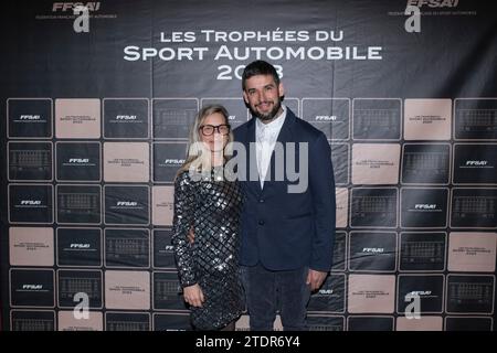 Paris, Frankreich. Dezember 2023. Porträt während der Trophées du Sport Automobile de la FFSA am 18. Dezember 2023 in der Salle Pleyel in Paris, Frankreich - Foto Violaine Frot/DPPI Credit: DPPI Media/Alamy Live News Stockfoto