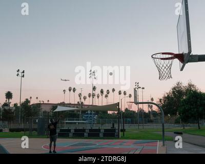 Basketball-Ziel Stockfoto