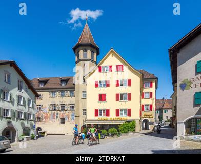 Maienfeld: Rathaus in Bündner Herrschaft, Graubünden, Graubünden, Schweiz Stockfoto