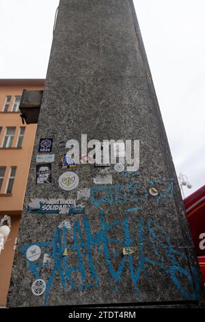 Venus, einer der Planeten von „neun Ansichten“ (Devet pogleda), ein verstecktes Sonnensystem im Maßstab 1:680 000 000 in Zagreb Kroatien; Kunstwerk von Davor Preis Stockfoto