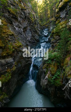 Wasserfall in der Gorner Schlucht in Zermatt, Schweiz Stockfoto
