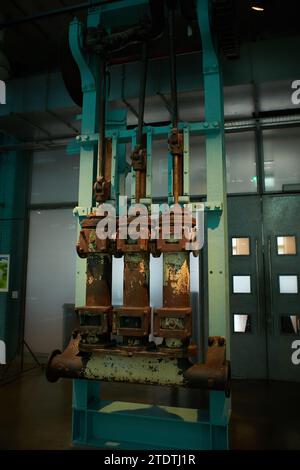 Dublin Irland - 08 31 2022: Innenraum des Guinness Museums in Dublin. Guinness ist ein irischer Trockenstout, der von Diageo hergestellt wurde und aus der Brauerei o stammt Stockfoto