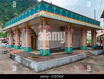 Batu Caves, Gombak, Malaysia - 7. März 2018: Tempel im Batu Caves Complex. Stockfoto