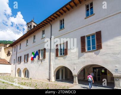 Capo di Ponte: museum Museo nazionale della Preistoria in Brescia, Lombardei, Italien Stockfoto