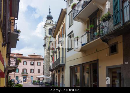 Breno: Kirche des Heiligen Antonius (Chiesa di Sant'Antonio Abate) in Brescia, Lombardei, Italien Stockfoto