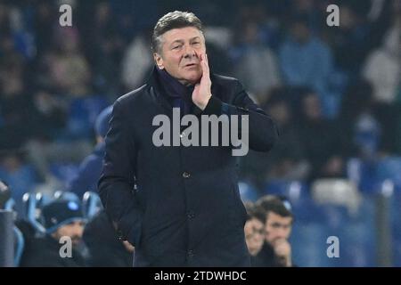 Neapel, Italien. Dezember 2023. Während des Fußballpokals zwischen SSC Napoli und Frosinone Calcio im Diego Armando Maradona Stadium Credit: Independent Photo Agency/Alamy Live News Stockfoto