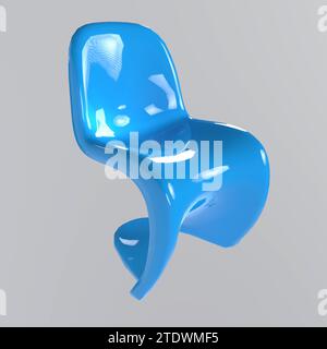 Stuhl isoliert auf weißem Hintergrund Stockfoto