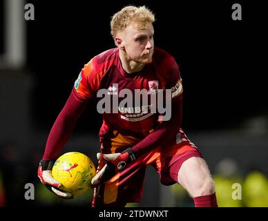 Burslem, Großbritannien. Dezember 2023. Tom Glover von Middlesbrough während des Carabao Cup Spiels im Vale Park, Burslem. Der Bildnachweis sollte lauten: Andrew Yates/Sportimage Credit: Sportimage Ltd/Alamy Live News Stockfoto