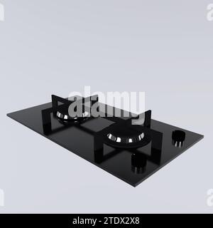 Herd isoliert auf weißem Hintergrund Stockfoto