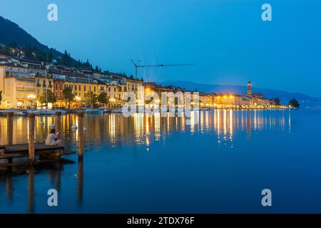 Salo: Lago di Gardasee, Salo Seeufer in Brescia, Lombardei, Italien Stockfoto
