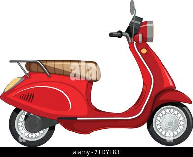 Roter Scuter-Vektor Stock Vektor