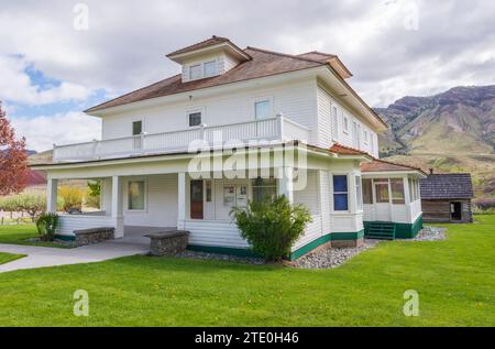 Die James Cant Ranch am John Day Fossil Beds National Monument, Oregon Stockfoto