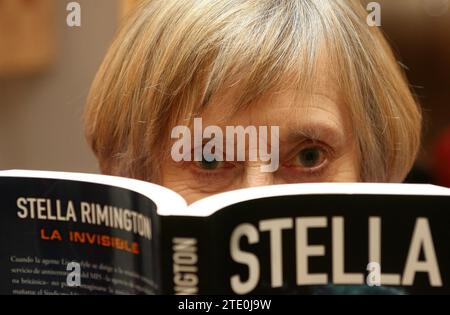 Madrid, 26.01.2009. Interview mit Stella Rimington, Autorin des Buches „The Invisible“. Foto: Ernesto Agudo ARCHDC. Quelle: Album/Archivo ABC/Ernesto Agudo Stockfoto