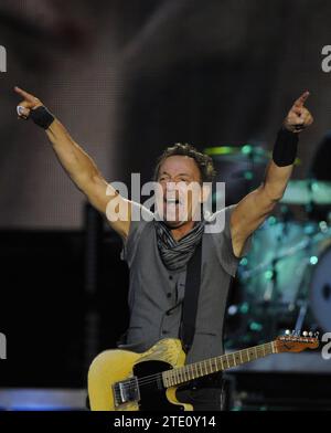 Madrid, 21.05.2016. Bruce Springsteen Konzert im Santiago Bernabéu. Foto: San Bernardo Archdc. Quelle: Album / Archivo ABC / Eduardo San Bernardo Stockfoto