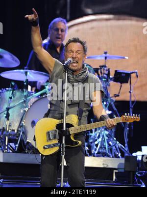 Madrid, 21.05.2016. Bruce Springsteen Konzert im Santiago Bernabéu. Foto: San Bernardo Archdc. Quelle: Album / Archivo ABC / Eduardo San Bernardo Stockfoto