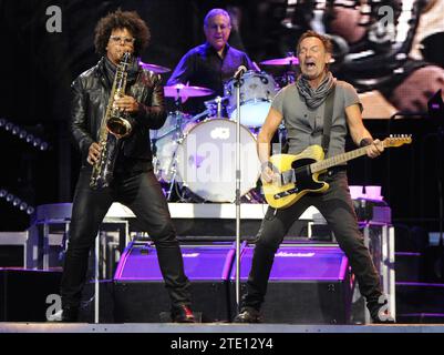 Madrid, 21.05.2016. Bruce Springsteen Konzert im Santiago Bernabéu. Foto: San Bernardo Archdc. Quelle: Album / Archivo ABC / Eduardo San Bernardo Stockfoto