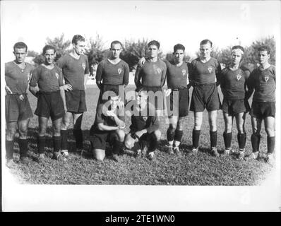 Der Fußballverein Murcia in der Saison 1935-1936. Quelle: Album / Archivo ABC / López Stockfoto