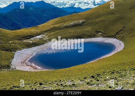 Der wunderschöne alpine Jiaming Lake, Taitung, Taiwan Stockfoto