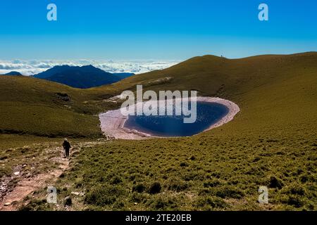 Der wunderschöne alpine Jiaming Lake, Taitung, Taiwan Stockfoto