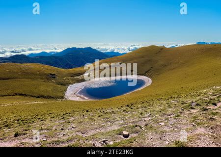 Der wunderschöne alpine Jiaming Lake, Taitung, Taiwan Stockfoto