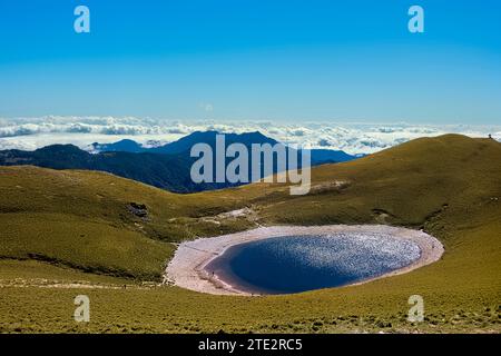 Der wunderschöne alpine Jiaming Lake, Taitung, Taiwan Stockfoto