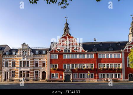 Das Rathaus von Arnstadt, Thüringen , Deutschland | Rathaus Arnstadt, Thüringen, Deutschland Stockfoto