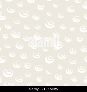 Nahtloses Muster mit handgezeichneten skurrilen Farbtupfen. Zufällige geometrische grafische Designelemente. Hintergrundbild für Sammelalbum. Pinselstriche Textur. Vektor Stock Vektor