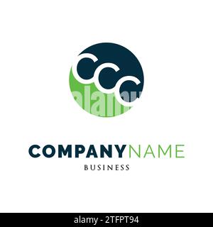 Designvorlage für Anfangsbuchstaben CCC Icon Logo Stock Vektor