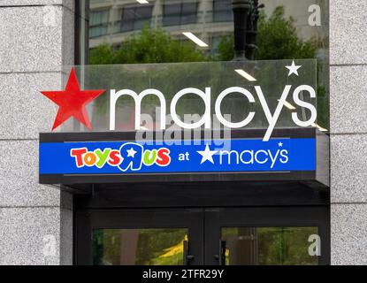 Macy's Department Store am Union Square San Francisco Pride Weekend 24. Juni 2023 Stockfoto