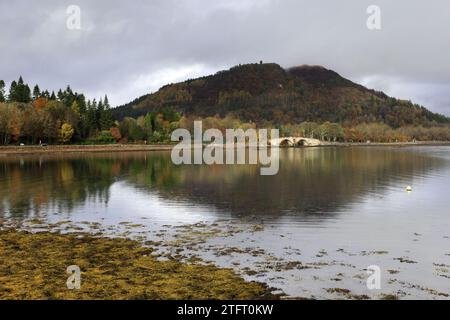 Blick auf Loch Fyne, Inverary Town, Argyll und Bute, Schottland, Großbritannien Stockfoto