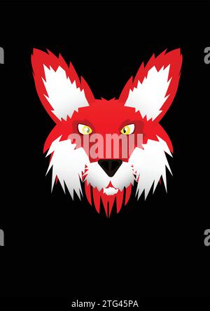 Der Rote Fuchs Stock Vektor