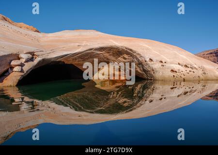 Bimini-Höhle, Hauptkanal, Lake Powell, Utah Stockfoto