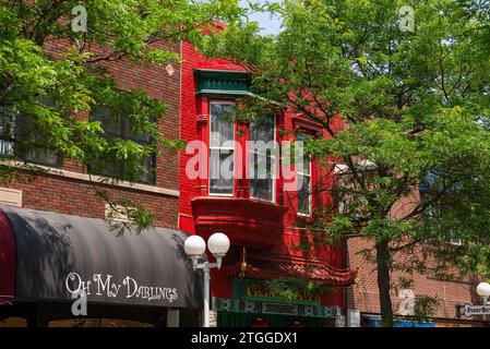 St. Joseph, Michigan - USA - 20. Juni 2023: Außenansicht des Stadtzentrums in St. Joseph, Michigan, USA. Stockfoto