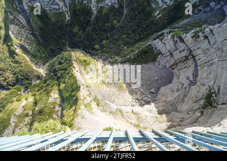 Orduña Weiler vom Monte Santiago Stockfoto