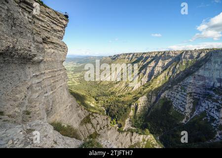 Orduña Weiler vom Monte Santiago Stockfoto