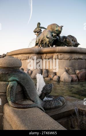 Gefion-Brunnen in Kopenhagen, Dänemark Stockfoto